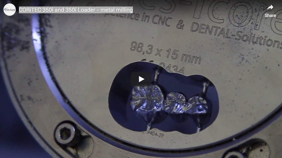 CORiTEC 350i ve 350i Loader metal freze video